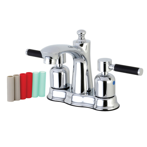 Kaiser FB7611DKL 4-Inch Centerset Bathroom Faucet with Retail Pop-Up FB7611DKL